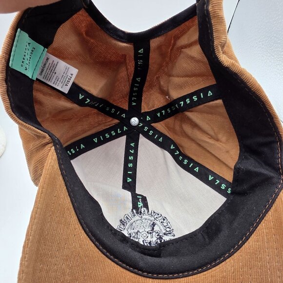 Vissla United Stoke Supply Co Corduroy Hat Adjustable Brown Unisex Retro Design - Picture 7 of 9